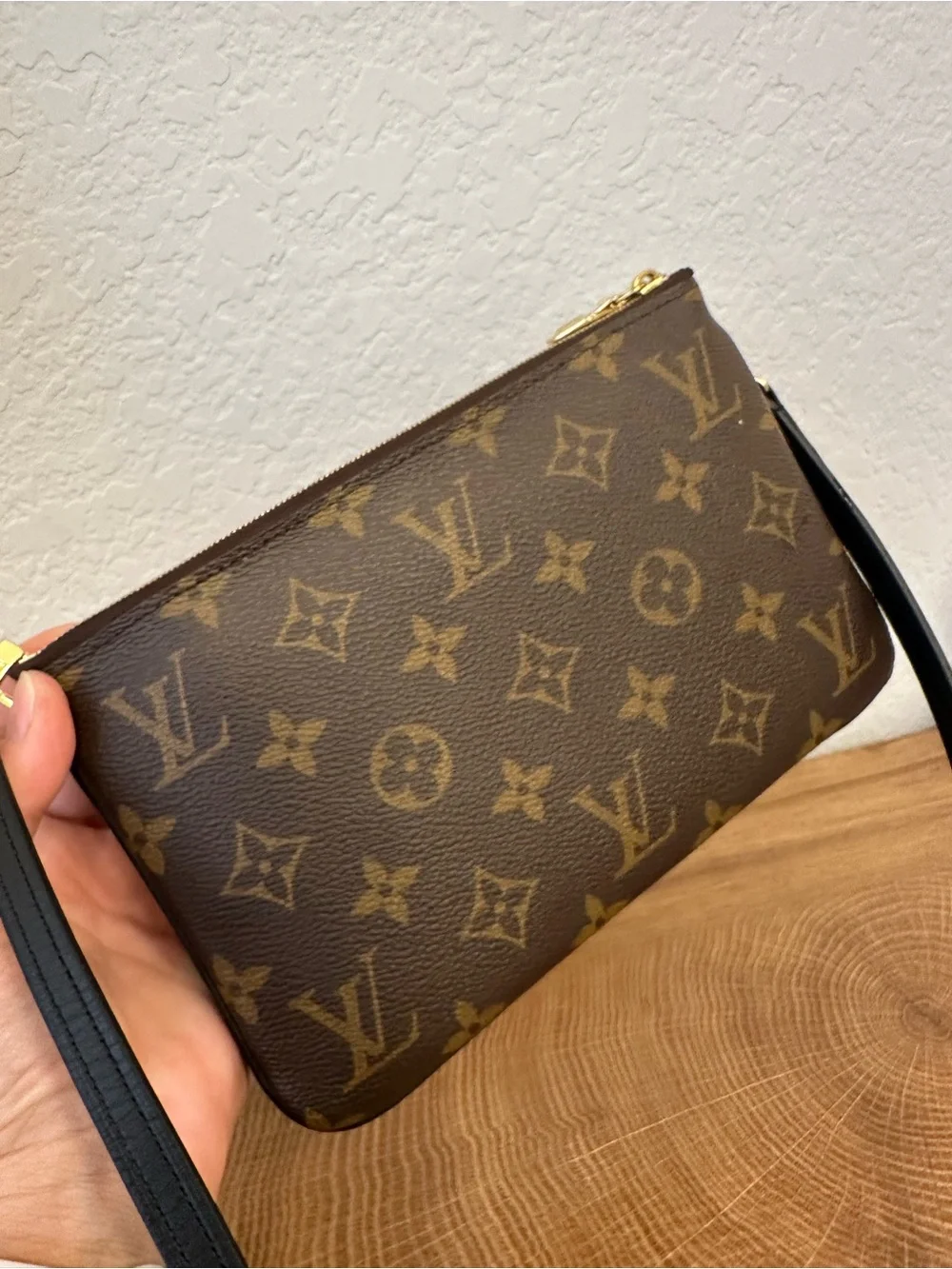 Louis Vuitton Reverse and Monogram Twin Crossbody Pochette